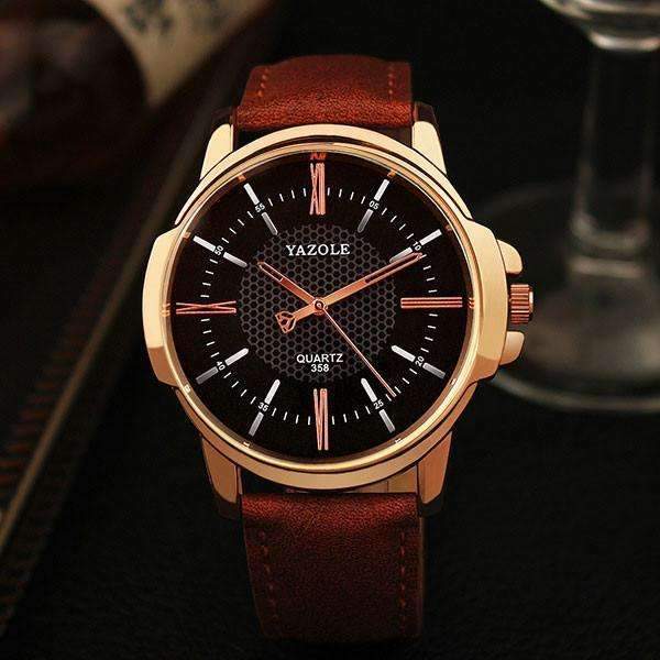 Skanto | Men's Watch Gold Quartz Watch