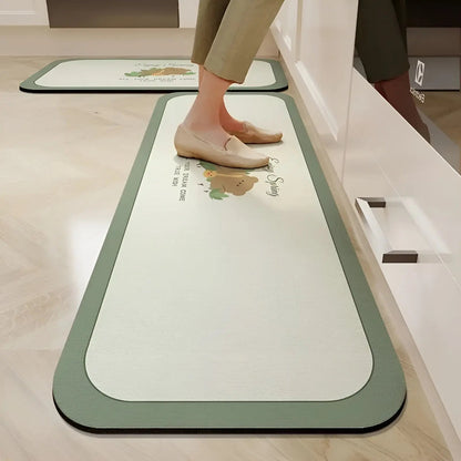 BowLift | Quick Dry Super Absorbent Non-Slip Kitchen Mat - SplashEase