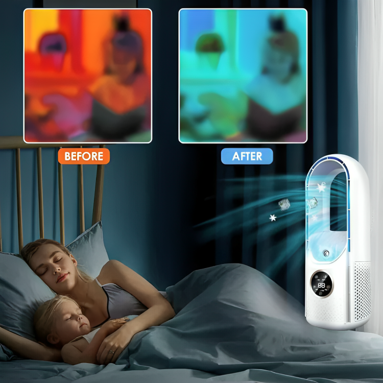 Skanto | Quiet Bladeless Portable Cooler Fan Unit