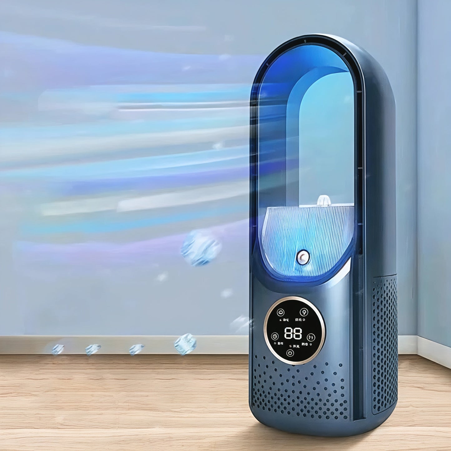 Skanto | Quiet Bladeless Portable Cooler Fan Unit