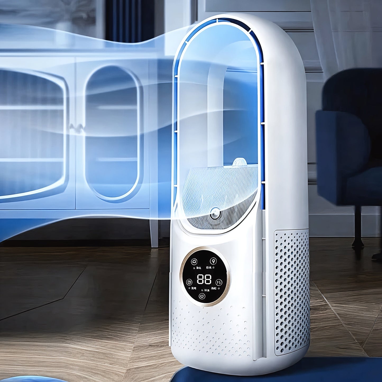 Skanto | Quiet Bladeless Portable Cooler Fan Unit