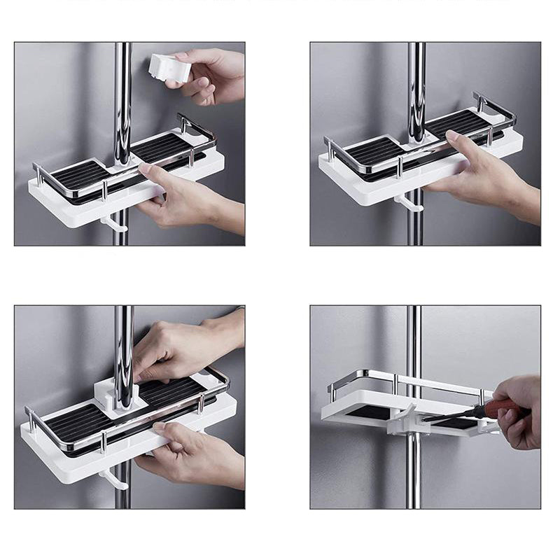 BathBuddy | Shower Caddy – Mounting without Drilling!