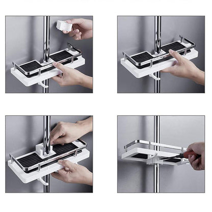 BathBuddy | Shower Caddy – Mounting without Drilling!