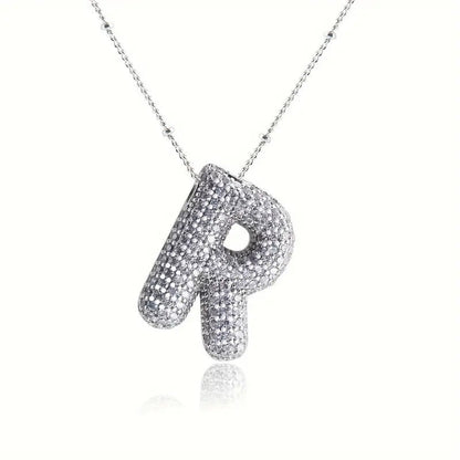 Skanto | Alphabet Diamond Pendant Necklace