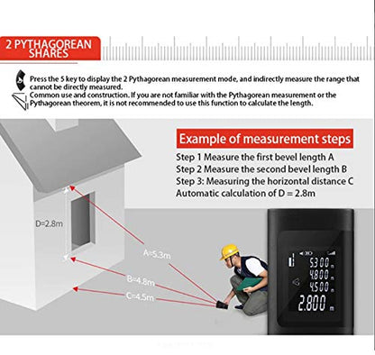 Skanto | USB Rechargeable Mini Laser Distance Measurer