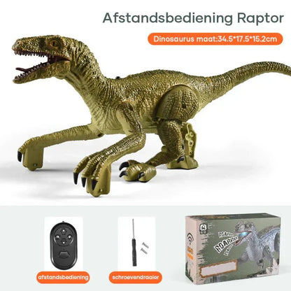 Skanto | Raptorrush Velociraptor – Remote-Controlled Dinosaur Toy with Lights, Sound, and Realistic Movement
