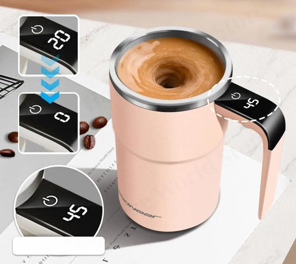 Skanto | Self-Stirring Coffee Mug with Temperature Display