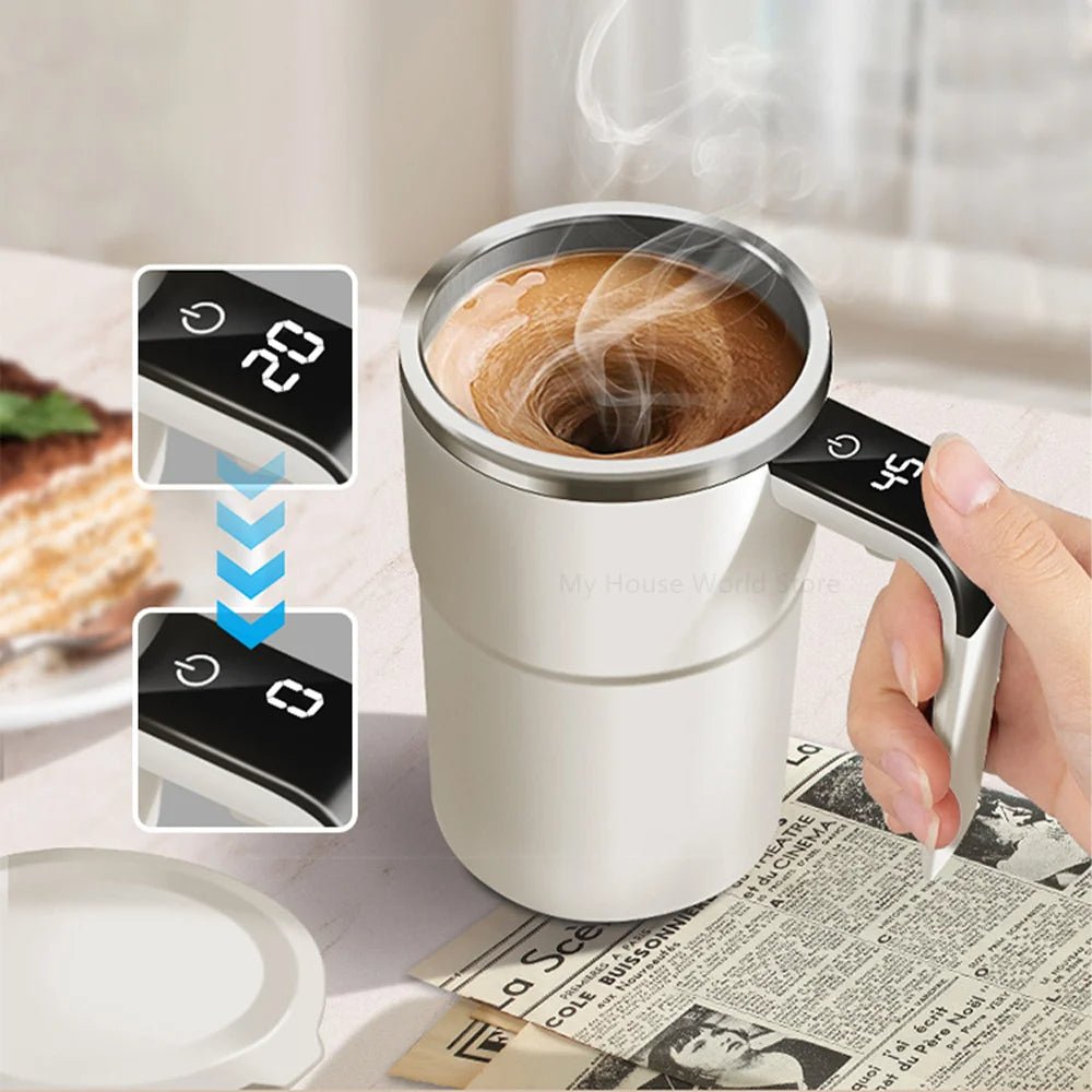 Skanto | Self-Stirring Coffee Mug with Temperature Display