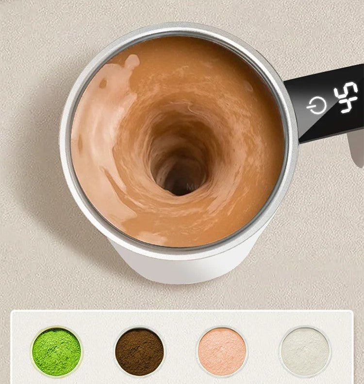 Skanto | Self-Stirring Coffee Mug with Temperature Display