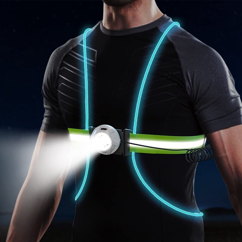 Skanto | ReflectSafe LED Safety Vest for Running