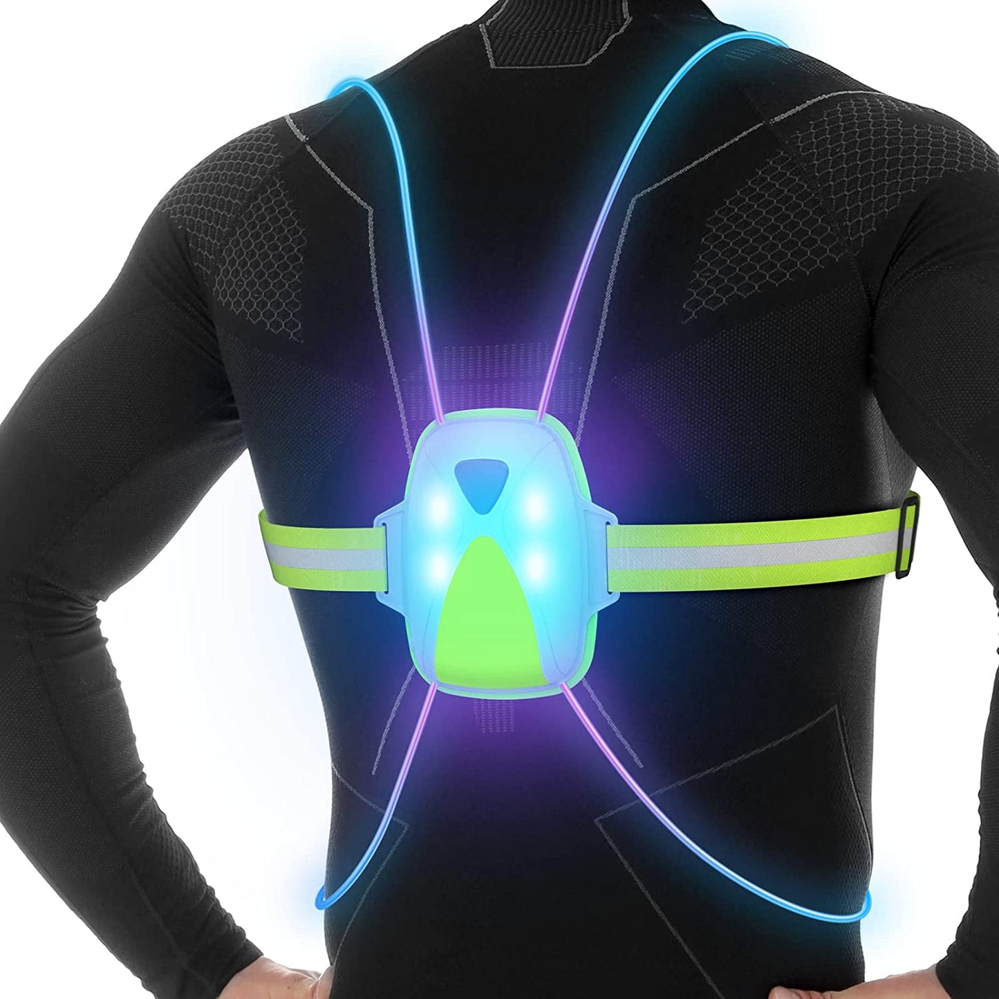 Skanto | ReflectSafe LED Safety Vest for Running
