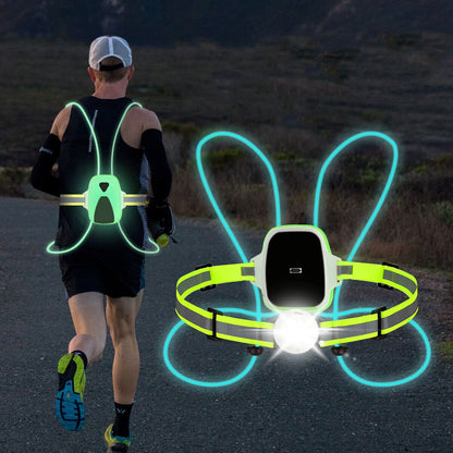 Skanto | ReflectSafe LED Safety Vest for Running