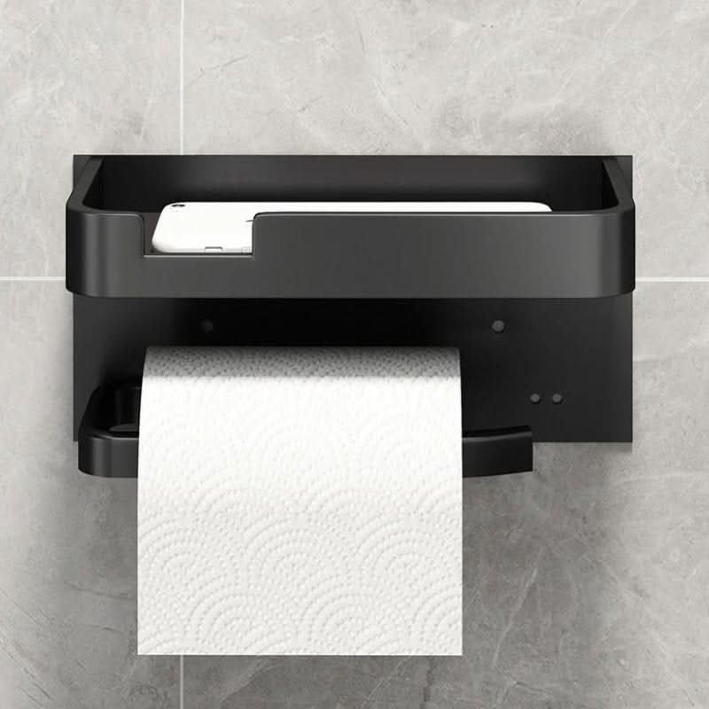 Skanto | Modern Wall-Mounted Toilet Paper Holder – Metal Finish