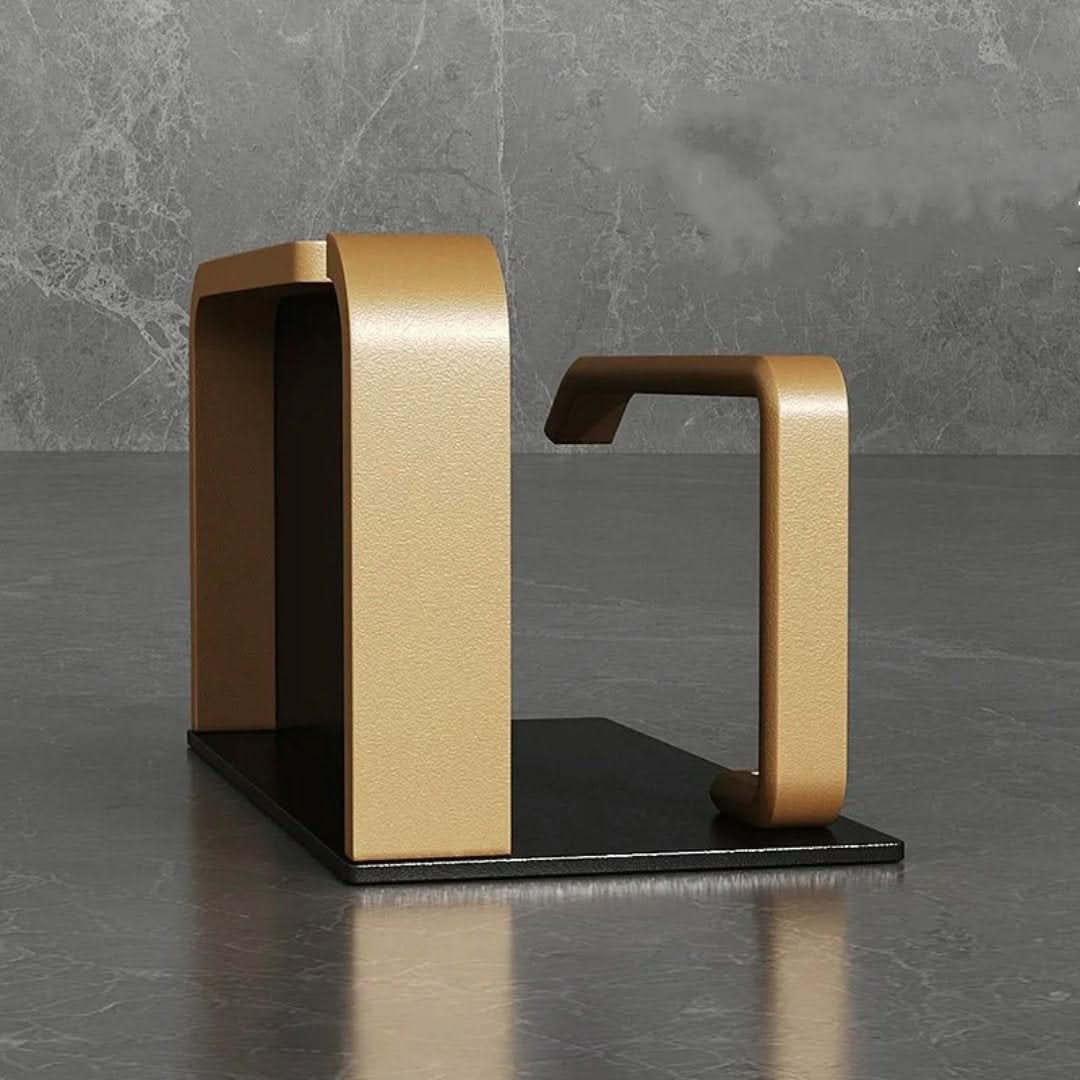 Skanto | Modern Wall-Mounted Toilet Paper Holder – Metal Finish