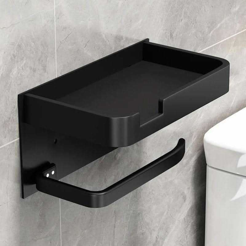 Skanto | Modern Wall-Mounted Toilet Paper Holder – Metal Finish