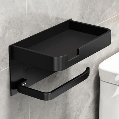Skanto | Modern Wall-Mounted Toilet Paper Holder – Metal Finish