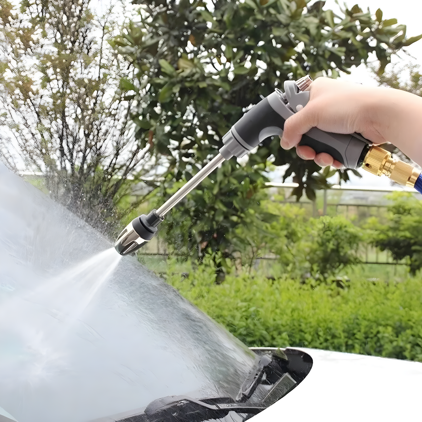 Skanto | AquaBlitz High-Pressure Spray Gun – Universal Hose Attachment for Powerful Cleaning