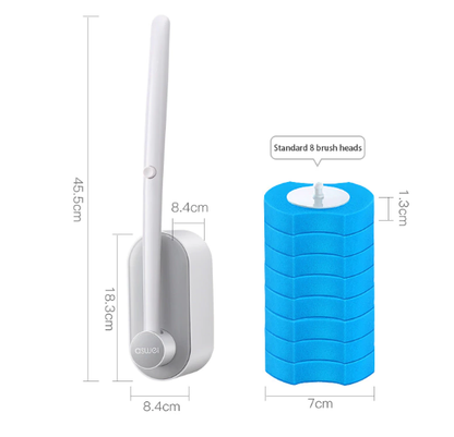 BowLift | Long Handle Disposable Toilet Brush Set