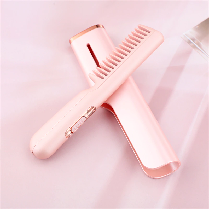 BowLift | Mini Electric Hair Straightener Brush Comb