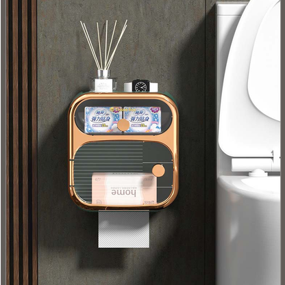 BowLift | MultiBox Wall-Mounted Toilet Paper Towel Storage Box