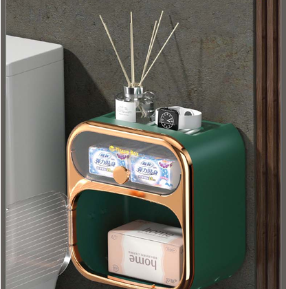 Skanto | MultiBox Wall-Mounted Toilet Paper Towel Storage Box