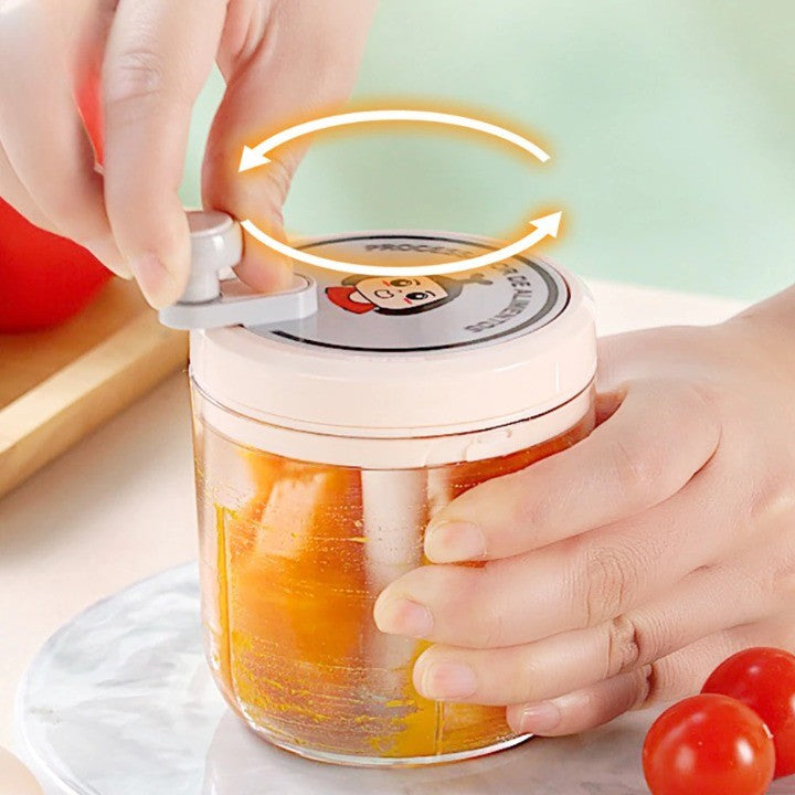 Skanto | Portable Manual Fast Garlic Vegetable Chopper