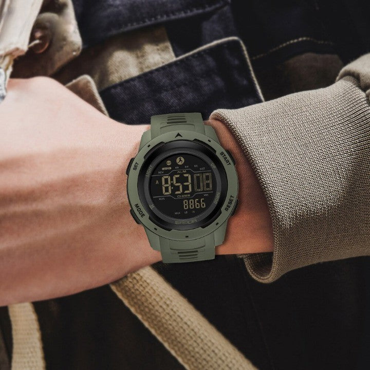 Brehn | Waterproof Military Pedometer Digital Watch