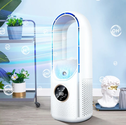 BowLift | Bladeless Fan Portable Mini Air Conditioner