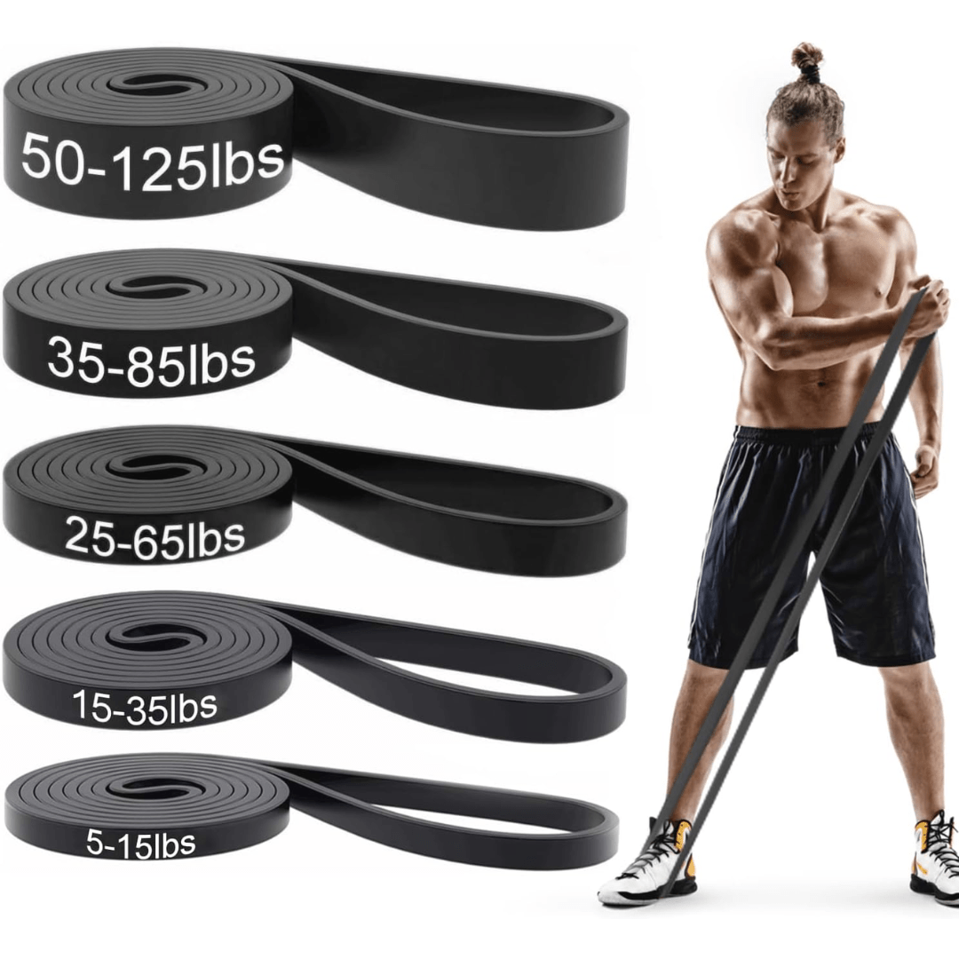 BowLift | Resistforce Pull-Up Assistance Bands – Resistance Set for Strength Training, Dips, and Bodyweight Exercises