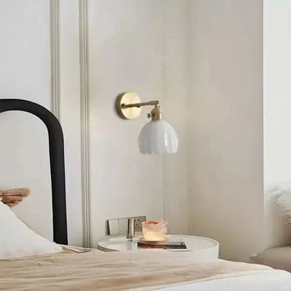 BowLift | Vintage Tulip Glass Wall Sconce Light