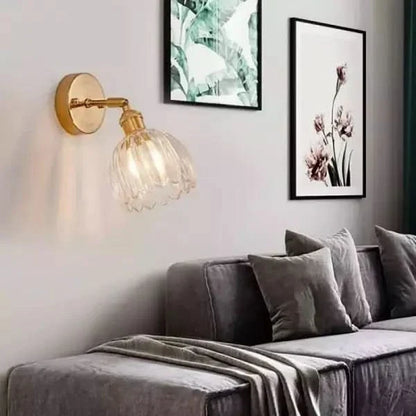 BowLift | Vintage Tulip Glass Wall Sconce Light
