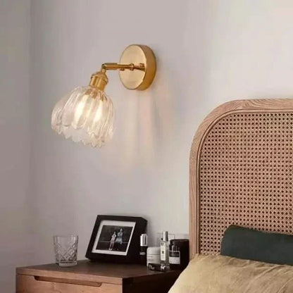 BowLift | Vintage Tulip Glass Wall Sconce Light