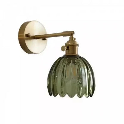 BowLift | Vintage Tulip Glass Wall Sconce Light