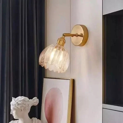 BowLift | Vintage Tulip Glass Wall Sconce Light
