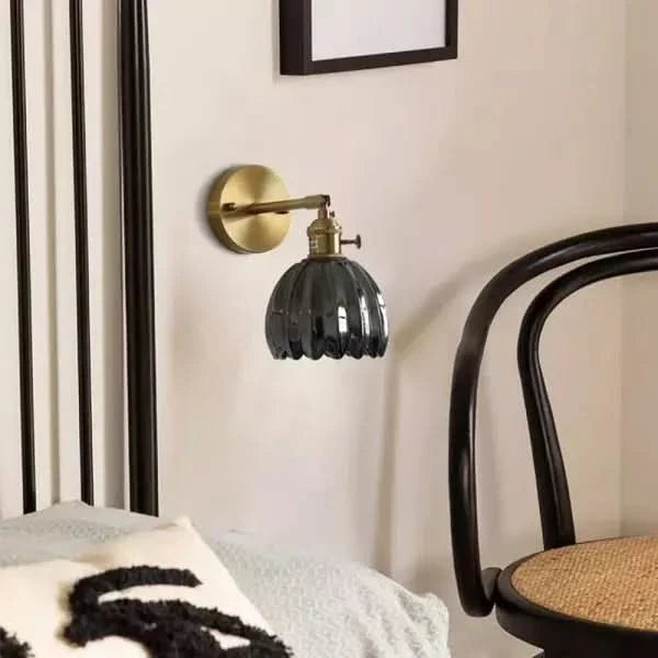 BowLift | Vintage Tulip Glass Wall Sconce Light