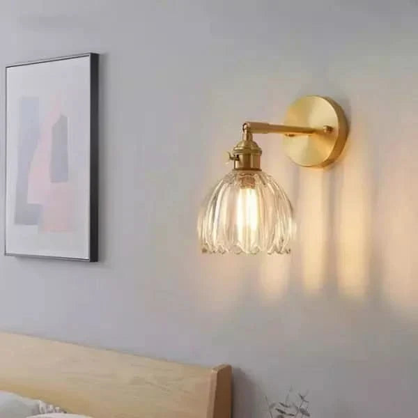 BowLift | Vintage Tulip Glass Wall Sconce Light
