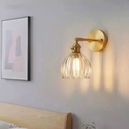 BowLift | Vintage Tulip Glass Wall Sconce Light