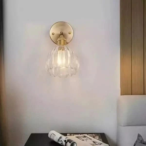 BowLift | Vintage Tulip Glass Wall Sconce Light