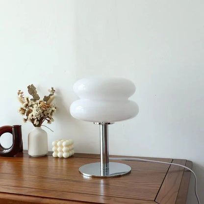 Skanto | Retro Macaron Table Lamp in Colored Glass