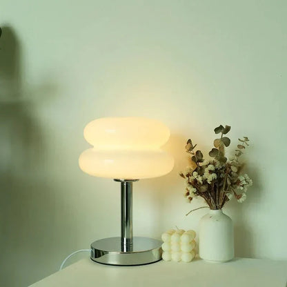 Skanto | Retro Macaron Table Lamp in Colored Glass