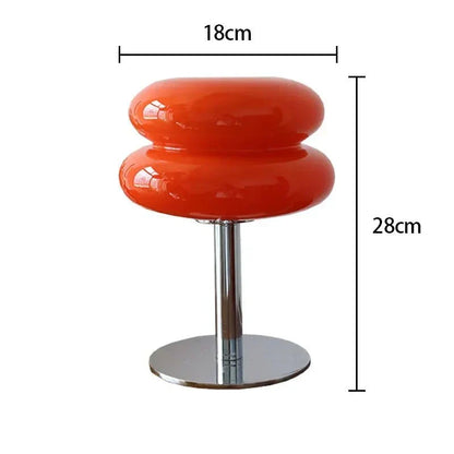Skanto | Retro Macaron Table Lamp in Colored Glass