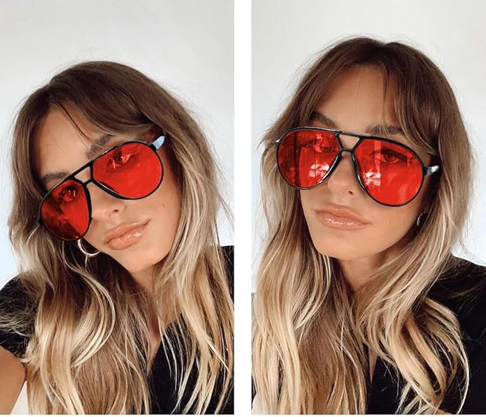 Aviator Oversize Sunglasses Retro UV400 | Bowlift