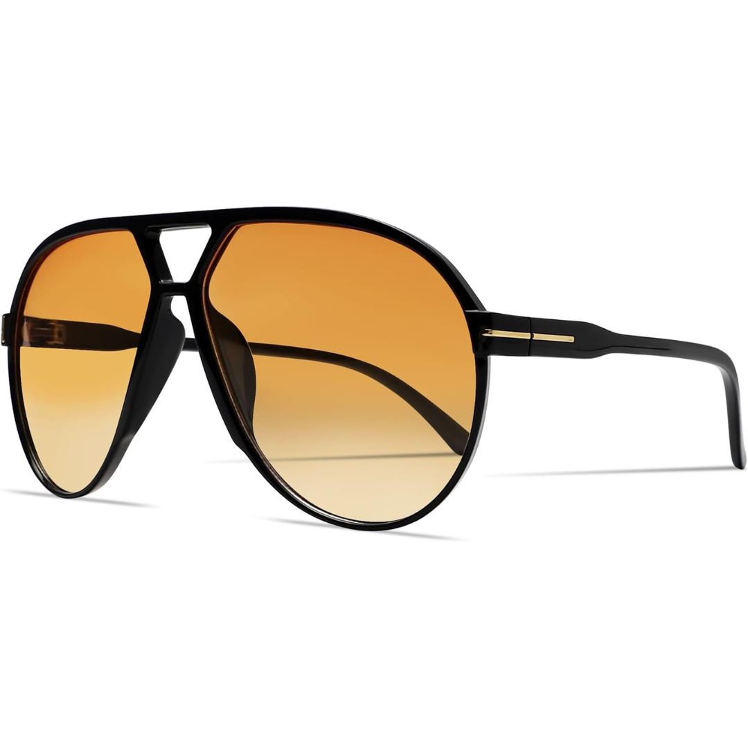 Aviator Oversize Sunglasses Retro UV400 | Bowlift