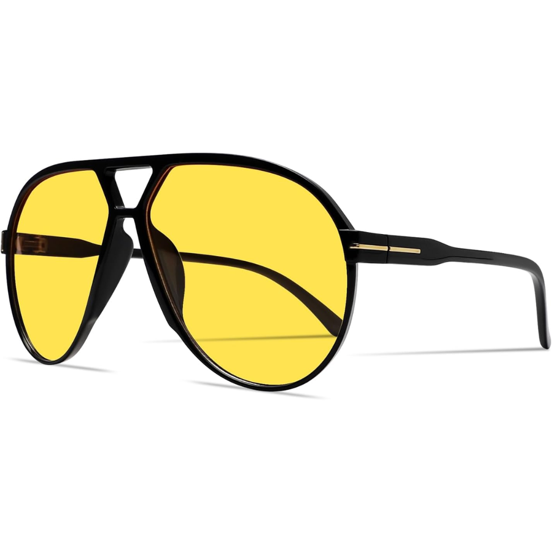 Aviator Oversize Sunglasses Retro UV400 | Bowlift