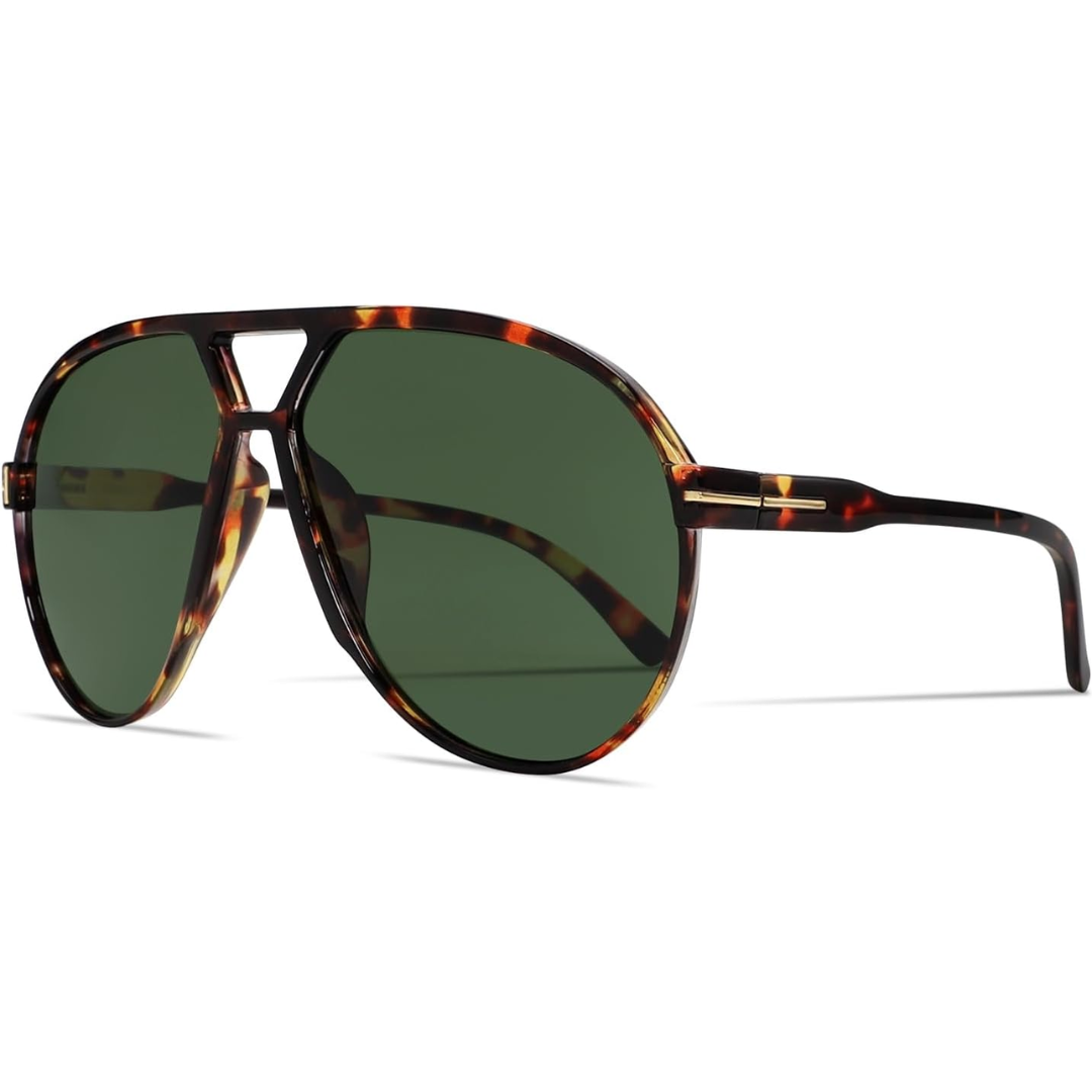 Aviator Oversize Sunglasses Retro UV400 | Bowlift