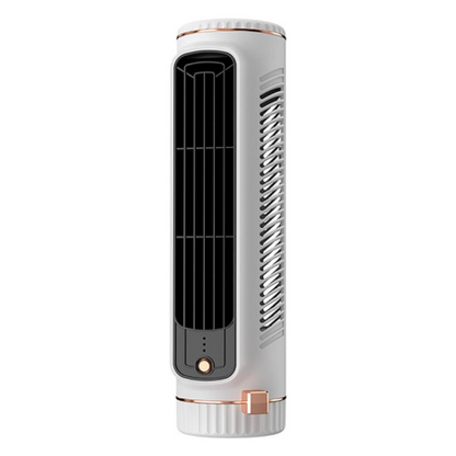 BowLift | USB Rechargeable Desktop Tower Fan – Ultra-Quiet 3-Speed Circulator with Wide-Angle Airflow