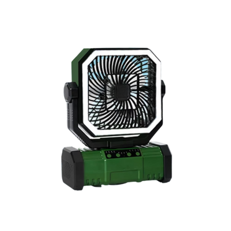BowLift | Rechargeable Camping Fan with 20000mAh Battery, 4 Speeds and LED Lantern