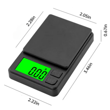 BowLift | Pocket Digital Precision Scale with Backlit LCD - Compact Gram Scale for Jewelry, Food, Coins, and Travel