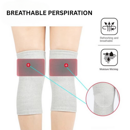 Knee braces with bamboo content for more freedom of movement and comfort