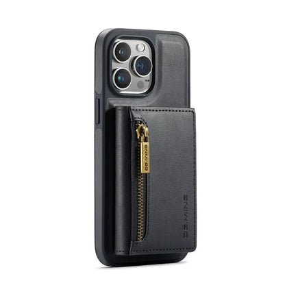 BowLift | RFID iPhone Wallet Case | Removable Magnetic Leather Car Mount Shockproof Case